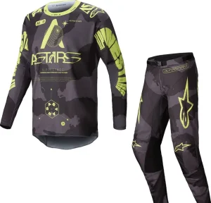 Conjunto Alpinestars Racer Hoen 23 Laranja/Cinza - Spinelli Motos